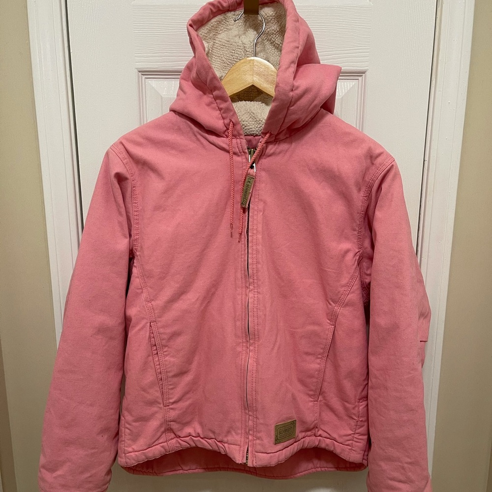 C.E. Schmidt Workwear Sherpa Hooded Zip Up Jacket